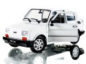 WELLY MALUCH FIAT 126P 1:21 SAMOCHÓD KOLEKCJONERSKI BIAŁY