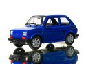 WELLY MALUCH FIAT 126P 1:21 SAMOCHÓD KOLEKCJONERSKI NIEBIESKI