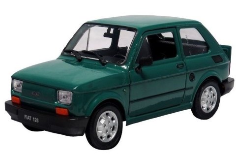 WELLY MALUCH FIAT 126P 1:21 SAMOCHÓD KOLEKCJONERSKI ZIELONY