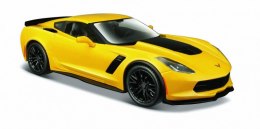 MODEL METALOWY SAMOCHÓD CORVETTE Z06 1/24 ŻÓŁTY