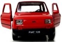 WELLY MALUCH FIAT 126P 1:21 SAMOCHÓD KOLEKCJONERSKI bordowy