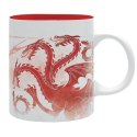 CERAMICZNY KUBEK GRA O TRON RED DRAGON 320 ML TARGARYEN GAME OF THRONES