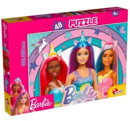 Puzzle Barbie 48 elementów Magiczny jednorożec