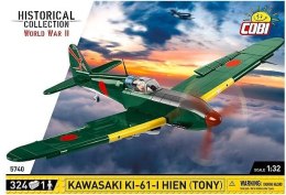 Klocki Historical Collection WWII KAWASAKI KI-61-I HIEN (TONY) 324K