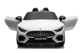 POJAZD DLA DZIECI AUTO NA AKUMULATOR MERCEDES AMG SL63 BIAŁY