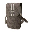 Guess 4G Stripes - Torebka crossbody na telefon (brązowy)