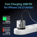 ŁADOWARKA SIECIOWA 2X USB-C SUPER FAST CHARGER GAN 40W KOSTKA