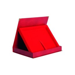 Etui z tworzywa sztucznego poziome w kolorze czerwonym - na deskę 250x200