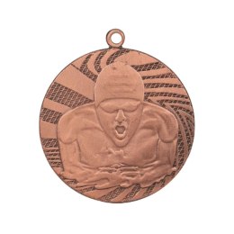 Medal brązowy - pływanie - medal stalowy