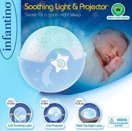 Infantino Projektor 2w1 niebieski