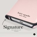 Kate Spade New York Wrap Folio Case - Skórzane etui z klapką iPhone 15 (Pale Vellum)