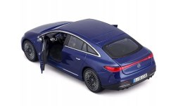 Model kompozytowy Mercedes-Benz EQS 2022 niebieski 1/27