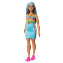 Lalka Barbie Fashionistas długie niebieskie włosy