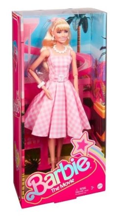Lalka filmowa Barbie Margot Robbie jako Barbie w różowej sukience