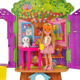 Lalka Barbie Chelsea Domek na drzewie + akcesoria