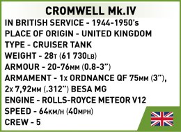 Klocki Historical Collection Cromwell Mk.IV