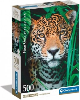 Puzzle 500 elementów Compact Jaguar w dżungli
