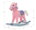 Koń na biegunach Łatek Pink