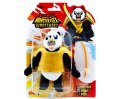 Figurka Gumostwory Wojownicy Samuraj-Panda ze złotą kataną