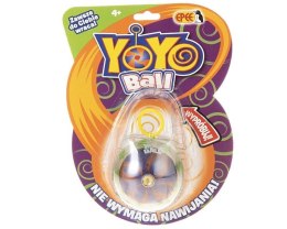 Yoyo Ball fioletowy blister, yoyo z kwiatkiem