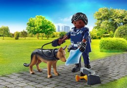 Figurka Special Plus 71162 Policjant z psem tropiącym