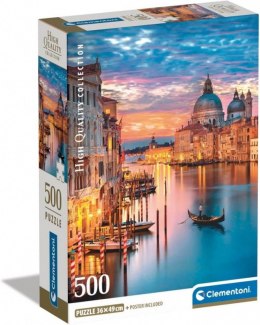 Puzzle 500 elementów Compact Oświetlona Wenecja