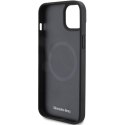 Mercedes Smooth Leather MagSafe - Etui iPhone 15 (czarny)