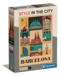 Puzzle 1000 elementów Compact Barcelona