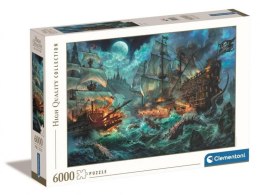 Puzzle 6000 elementów High Quality Bitwa piratów