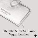 Kate Spade New York Morgan MagSafe Wallet - Portfel magnetyczny (Metallic Silver)