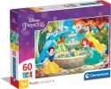 Puzzle 60 elementów Księżniczki Disneya