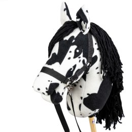 Skippi Hobby Horse - w plamy - czarne plamki - koń na kiju - kantar