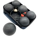 KULE DO GRY 6 SZT- BOULE PETANQUE CZARNE POKROWIEC ENERO PRO