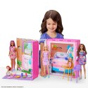Domek dla lalek Barbie Przytulny domek z wyposażeniem