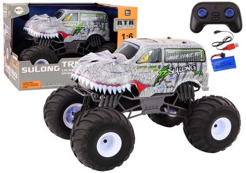 Duże Auto Terenowe Zdalnie Sterowane 2.4G RC 1:6 Dinozaur