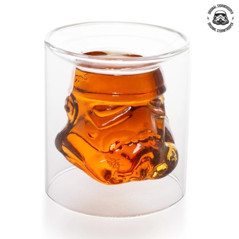 SZKLANKA Z MOTYWEM STAR WARS GWIEZDNE WOJNY SZKLANKA STORMTROOPER 3D 150 ML