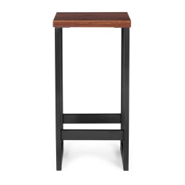 Stołek barowy nowoczesne krzesło barowe taboret metal MDF ModernHome