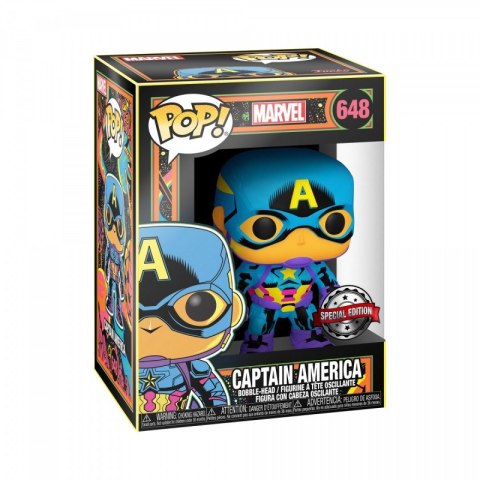 Figurka Funko POP Marvel Black Light Captain America