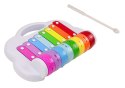 Cymbałki Tęczowe Instrument Dla Dzieci Edukacyjny Interaktywny Kolorowe