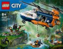 Klocki City 60437 Helikopter badaczy dżungli w bazie