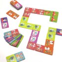 WOOPIE Gra Edukacyjna Transport Zwierzęta Puzzle Domino Montessori