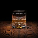 Etui na whisky ze szklankami Froster dla Taty -prezent Dzień Ojca -urodziny