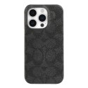 Coach Slim Wrap Signature C Case -  Etui iPhone 15 Pro (Charcoal)