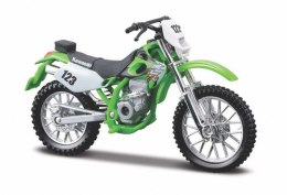 Model metalowy motocykl Kawasaki KLX 250SR z podstawką