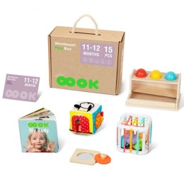 TOOKY TOY Box Pudełko XXL Montessori Edukacyjne 5w1 Sensoryczne 11-12 Mies