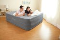 Materac łóżko do spania dwuosobowy z pompką automatyczną - 203x152cm INTEX 64418