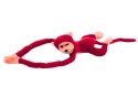 Maskotka Pluszowa Małpka z Dźwiękiem Czerwona 80 cm