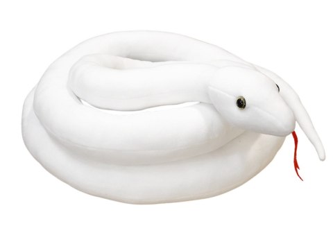Maskotka Pluszowa Wąż Biały 200 cm