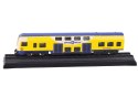 Model Kolekcjonerski Pociąg Żółto-Niebieski 1:48 Metalowy