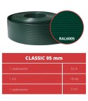 Taśma ogrodzeniowa 52mb Thermoplast CLASSIC LINE 9,5cm ZIELONA